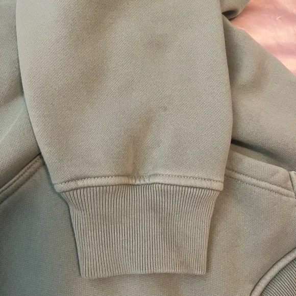 Abercrombie & Fitch Essential Popover Hoodie Green - Picture 8 of 8